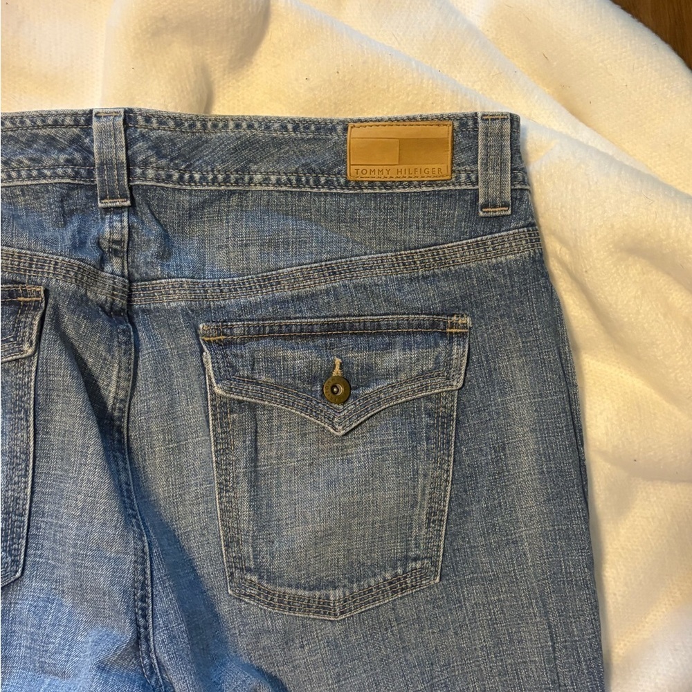 Vintage plus size Tommy Hilfiger Denim Jeans Blue Flap Pockets - Picture 8 of 8
